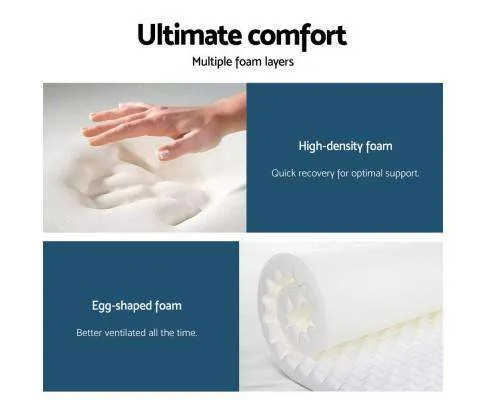 30cm Devine Mattress Bed 7 Zone - Medium Firm