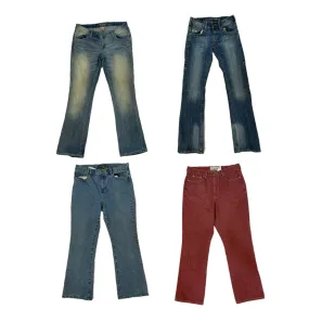 Classic y2k: bellbottom denim jeans (NS-310)