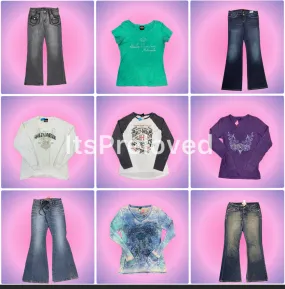Harley Davidson x Flared Jeans Coords(RX-602)