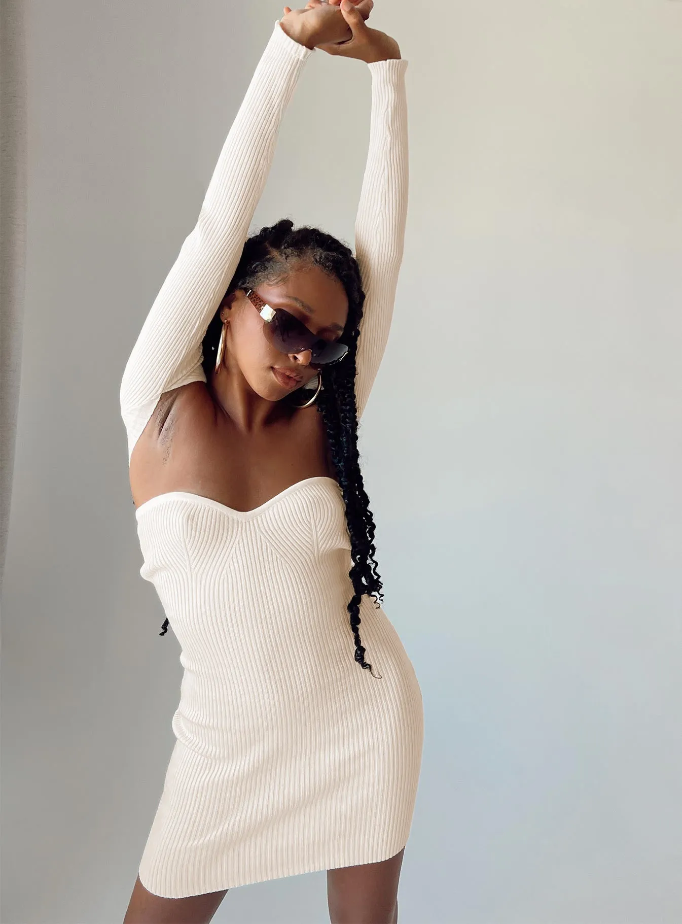 Hellie Mini Dress Cream