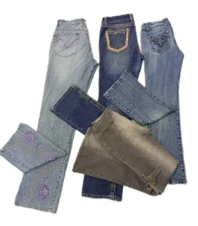 Italian Bale y2k Flared jeans , (RX-018)