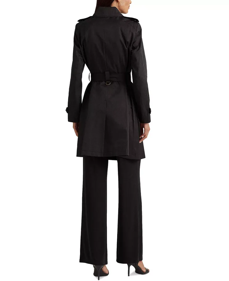 Lauren Ralph Lauren Belted Water Resistant Trench Coat