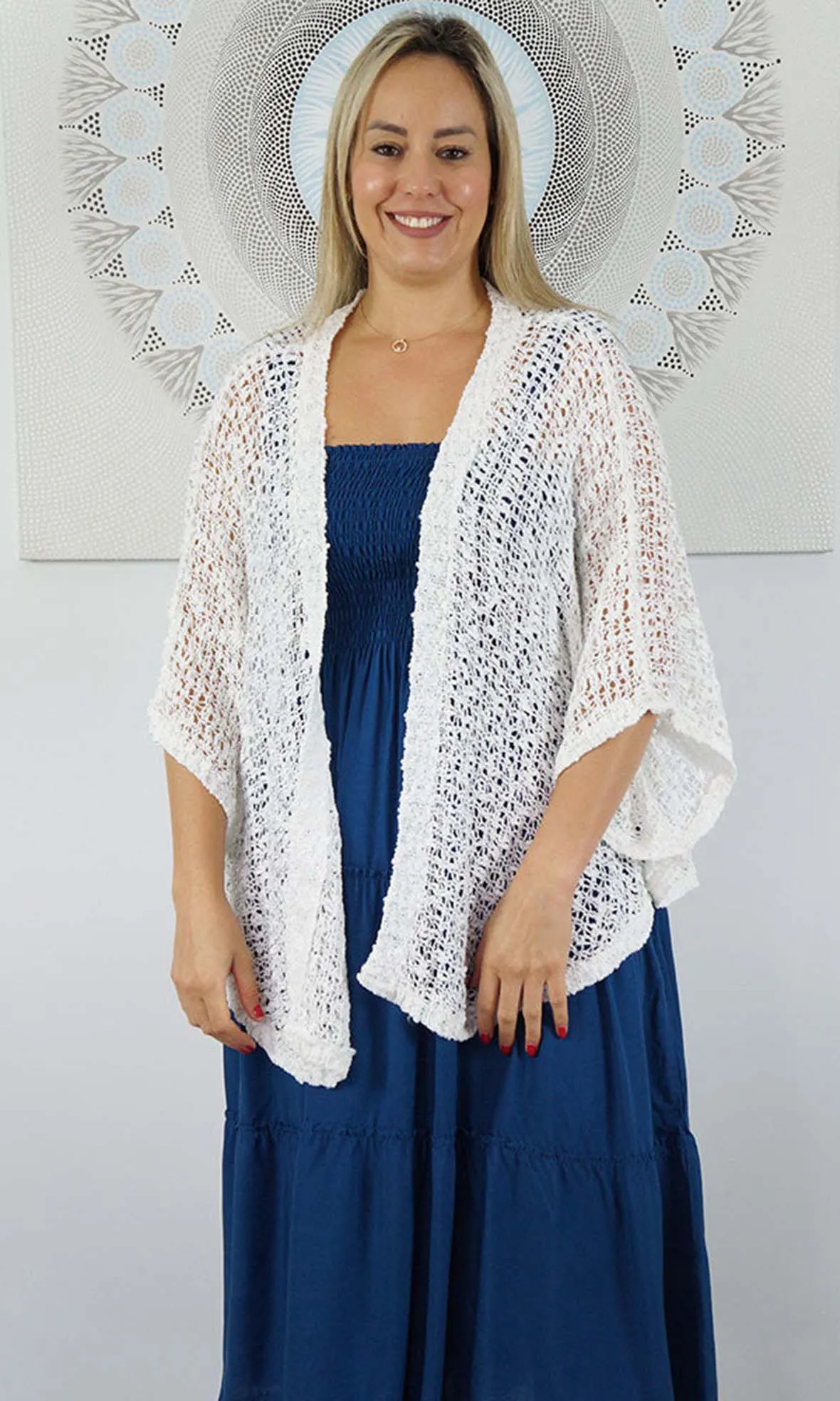 Rayon Knitted Cardigan, More Colours