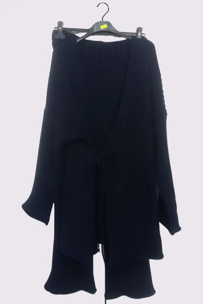 Rib Knit Style Plus Size Co-ord Set