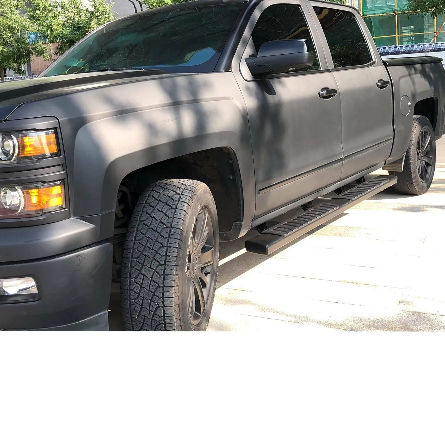 YITAMOTOR® Running Boards for 19-24 Silverado/Sierra 1500 Crew Cab 6" Nerf Bars Side Steps